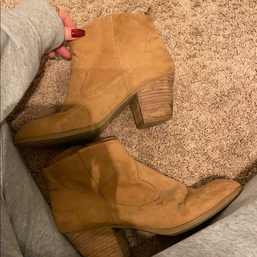 brown booties